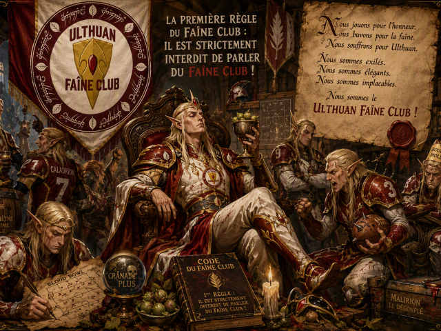 « La Première Règle du Faîne Club : il est strictement interdit de parler du Faîne Club ! »